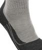 FALKE Women's TK2 Explore Wool Silk Hiking Socks, Merino Wool Silk, Breathable Quick Dry, Mid Calf, Medium Padding, Grey (Light Grey 3400), 8-9, 1 Pair view 3