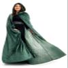 Little Adventures Deluxe Velvet Adult Cloak Cape with Lined Hood (Green),One-Size view 1