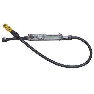LEZYNE ABS Micro Floor Drive Hose W/Digital Gauge Gold/HI Gloss