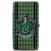 Buckle-Down womens Buckle-down Hinge - Slytherin Crest Stripes/Diamonds Greens/Black Wallet, Multicolor, 7 x 4 US view 1
