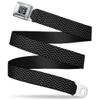 Buckle-Down Seatbelt Belt - Herringbone Black/Gray - 1.0" Wide - 20-36 Inches in Length view 1