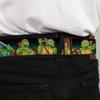 Buckle-Down Seatbelt Belt - Classic TMNT Logo2/Turtles & April Pose Halftone Multi Color/Black - 1.0" Wide - 20-36 Inches in Length view 4
