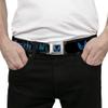 Buckle-Down Seatbelt Belt - Pontiac FIREBIRD/Logo Black/Grays/Blues - 1.0" Wide - 20-36 Inches in Length view 3
