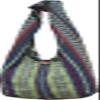RaanPahMuang Thick Soft Cotton Large Yaam Shoulder Mexican Messenger Bag, X-Large, Green view 1