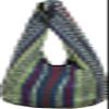 RaanPahMuang Thick Soft Cotton Large Yaam Shoulder Mexican Messenger Bag, X-Large, Green view 2