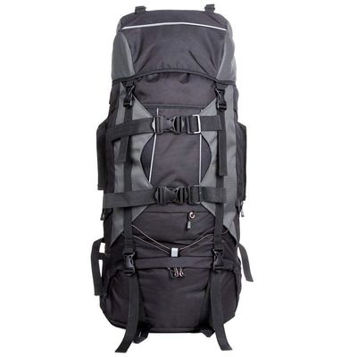 UNISTRENGH 80L Internal Frame Backpack Hiking Camping Backpacking Water Resistant Pack Trekking Bag with RainCover (Gray)