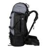 UNISTRENGH 80L Internal Frame Backpack Hiking Camping Backpacking Water Resistant Pack Trekking Bag with RainCover (Gray) view 2