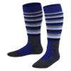 FALKE Unisex Kids SK2 Intermediate Stripes Ski Socks, Blue (Yve 6714), 10-12.5 view 1