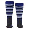 FALKE Unisex Kids SK2 Intermediate Stripes Ski Socks, Blue (Yve 6714), 10-12.5 view 2