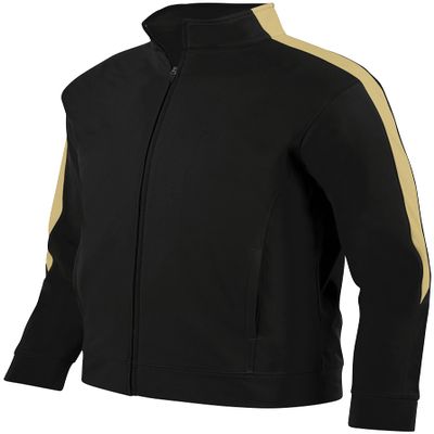 Augusta Sportswear Medalist Jacket 2.0 Black/Vegas Gold 2XL