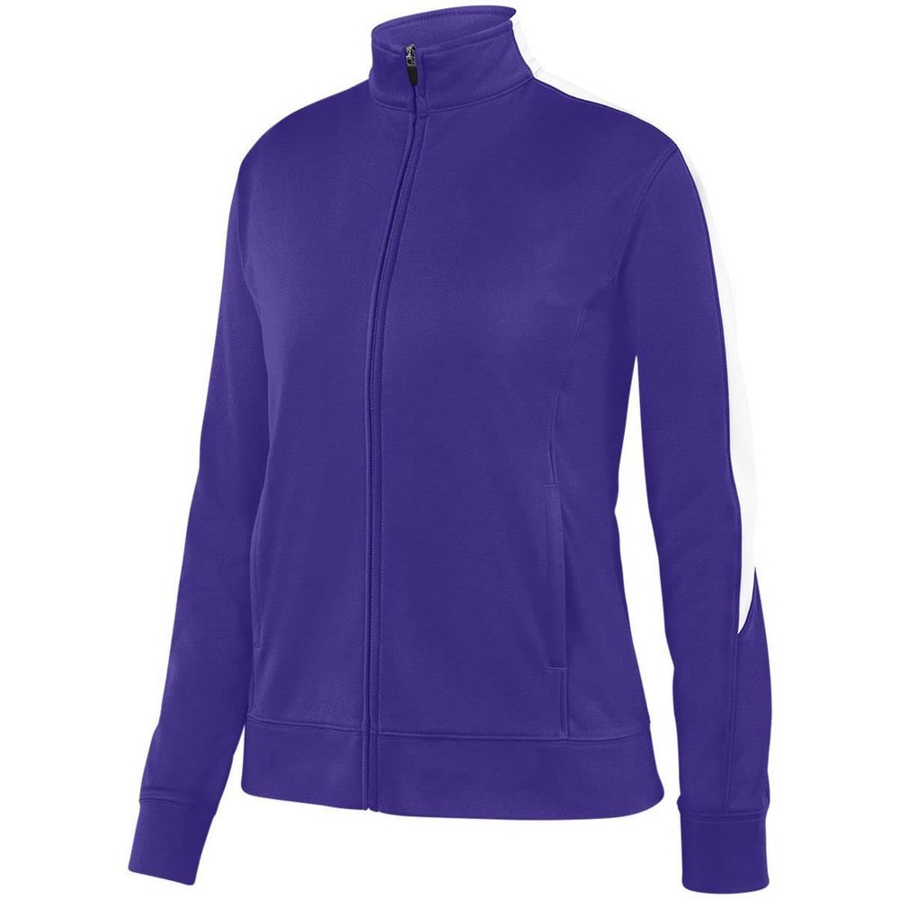 Augusta Sportswear Ladies Medalist Jacket 2.0 Purple/White XL