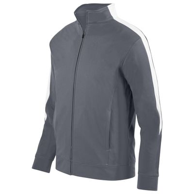 Augusta Sportswear Youth Medalist Jacket 2.0, Graphite/White, M