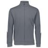 Augusta Sportswear Youth Medalist Jacket 2.0, Graphite/White, M view 2