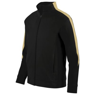 Augusta Sportswear Youth Medalist Jacket 2.0, Black/Vegas Gold, L