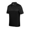 Augusta Sportswear Shadow Tonal Heather Polo, Black, S view 1