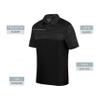 Augusta Sportswear Shadow Tonal Heather Polo, Black, S view 3