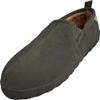 NORTY - Mens Suede Leather Twin Gore Slipper, Grey 39867-13D(M) US view 1