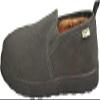 NORTY - Mens Suede Leather Twin Gore Slipper, Grey 39867-13D(M) US view 2