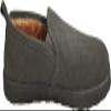 NORTY - Mens Suede Leather Twin Gore Slipper, Grey 39867-13D(M) US view 3