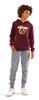 Augusta Sportswear Youth 60/40 Fleece Hoodie Dark Green M view 3