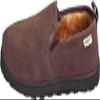 NORTY - Mens Suede Leather Twin Gore Slipper, Chocolate 39865-13D(M) US view 2