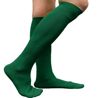 COUVER Polyester Softball Soccer Socks Baseball Football Socks for Youth Men and Women, Small, Green, 1 Pair