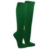 COUVER Polyester Softball Soccer Socks Baseball Football Socks for Youth Men and Women, Small, Green, 1 Pair view 4
