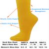 COUVER Polyester Softball Soccer Socks Baseball Football Socks for Youth Men and Women, Medium, Like Brazil Yellow, 1 Pair view 4