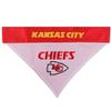 Pets First NFL DOG BANDANA - KANSAS CITY CHIEFS REVERSIBLE PET BANDANA. 2 Sided Sports Bandana with a PREMIUM Embroidery TEAM LOGO, Large/X-Large. - 2 Sizes & 32 NFL Teams available, KCC-3217-L-XL view 3