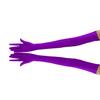 Ensnovo Adult Over Elbow 20.1" Stretch Long Spandex Opera Gloves Violet,Large view 2