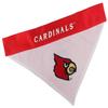 Pets First Collegiate Pet Accessories, Reversible Bandana, Louisville Cardinals, Small/Medium view 1