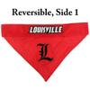 Pets First Collegiate Pet Accessories, Reversible Bandana, Louisville Cardinals, Small/Medium view 3