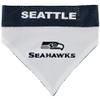 Pets First NFL DOG BANDANA - SEATTLE SEAHAWKS REVERSIBLE PET BANDANA. 2 Sided Sports Bandana with a PREMIUM Embroidery TEAM LOGO, Small/Medium. - 2 Sizes & 32 NFL Teams available view 1