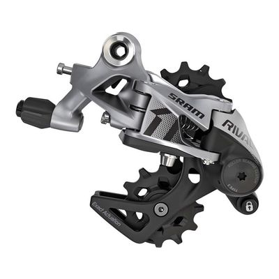SRAM Rival 1 Rear Derailleur - 11 Speed, Medium Cage, Black/Silver