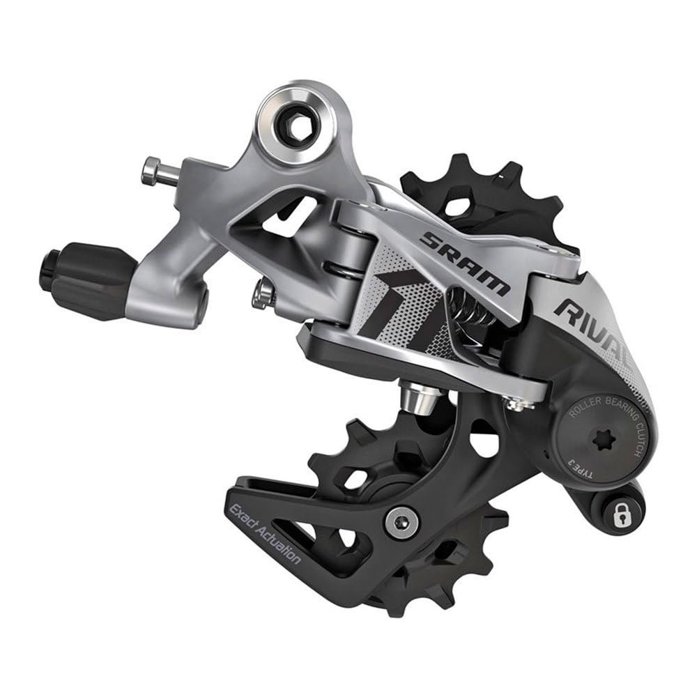 SRAM Rival 1 Rear Derailleur - 11 Speed, Medium Cage, Black/Silver
