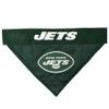 Pets First NFL DOG BANDANA - NEW YORK JETS REVERSIBLE PET BANDANA. 2 Sided Sports Bandana with a PREMIUM Embroidery TEAM LOGO, Small/Medium. - 2 Sizes & 32 NFL Teams available view 1