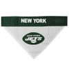 Pets First NFL DOG BANDANA - NEW YORK JETS REVERSIBLE PET BANDANA. 2 Sided Sports Bandana with a PREMIUM Embroidery TEAM LOGO, Small/Medium. - 2 Sizes & 32 NFL Teams available view 2