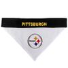 Pets First NFL DOG BANDANA - PITTSBURGH STEELERS REVERSIBLE PET BANDANA. 2 Sided Sports Bandana with a PREMIUM Embroidery TEAM LOGO, Small/Medium. - 2 Sizes & 32 NFL Teams available view 2