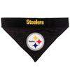 Pets First NFL DOG BANDANA - PITTSBURGH STEELERS REVERSIBLE PET BANDANA. 2 Sided Sports Bandana with a PREMIUM Embroidery TEAM LOGO, Small/Medium. - 2 Sizes & 32 NFL Teams available view 3