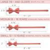 Bow Tie House Babies Classic Pre-Tied Bow Tie Formal Solid Tuxedo (Small, Bright Peach) view 4