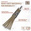 Rig'Em Right Waterfowl Non-Slip Leg Band Bird Hunting Game Strap with Leg Loop Style - Includes Heavy Duty Spring Clip and 8 Metal Cinch Rings (Optifade Timber Camo) view 2