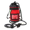 Lightning X Fire Rescue Personal Escape Rope Bag Bail Out Kit w/ 40' x 8mm Rope & Carabiner NFPA - Red view 1