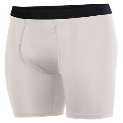 Augusta Sportswear Hyperform Compression Shorts XL White