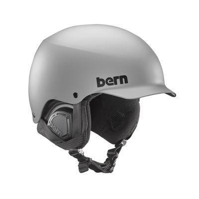 Outlet Bern Matte Grey Baker Thin Shell Helmet Small (Matte Grey, Small)