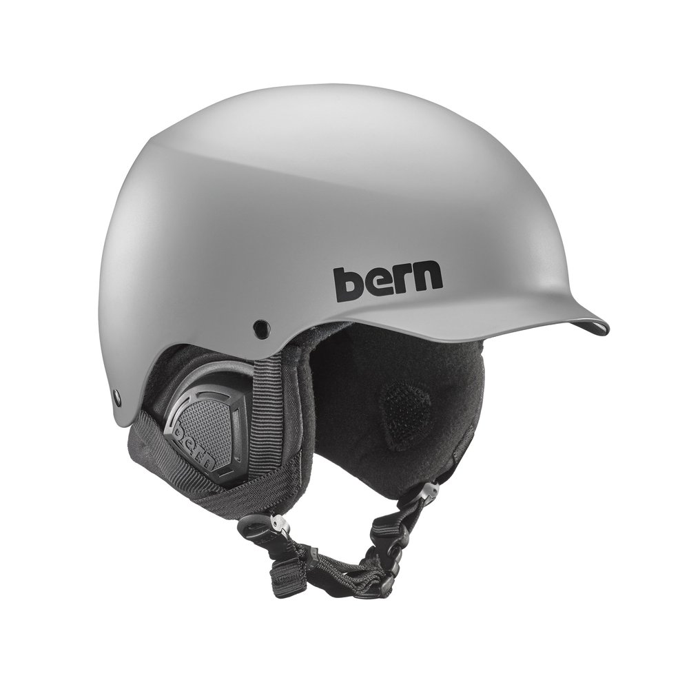 Outlet Bern Matte Grey Baker Thin Shell Helmet Small (Matte Grey, Small)