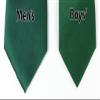 Spring Notion Boys' Pre-tied Satin Zipper Necktie - Adjustable Ties for Kids, Small with gift box, Emerald view 4