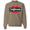 California Paradise Found Crewneck Sweatshirt - Khaki Large view 1