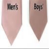 Spring Notion Boys' Pre-tied Satin Zipper Necktie - Adjustable Ties for Kids, X-Small with gift box, Pink Copper view 4