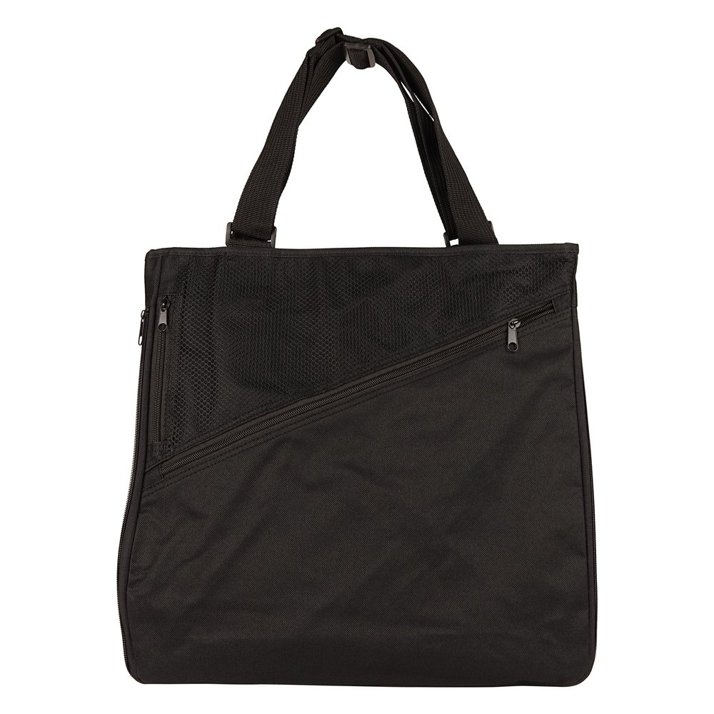 NuFazes 15-3/4" x 15-1/2" Zippered Expandable Fashionable Shopping Bag (Tote) - 1 Pack