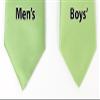 Spring Notion Boys' Pre-tied Satin Zipper Necktie - Adjustable Ties for Kids, Small with gift box, Sage view 4